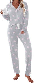 Ekouaer Pajamas Set for Women - Long Sleeve Modal Cotton Comfort