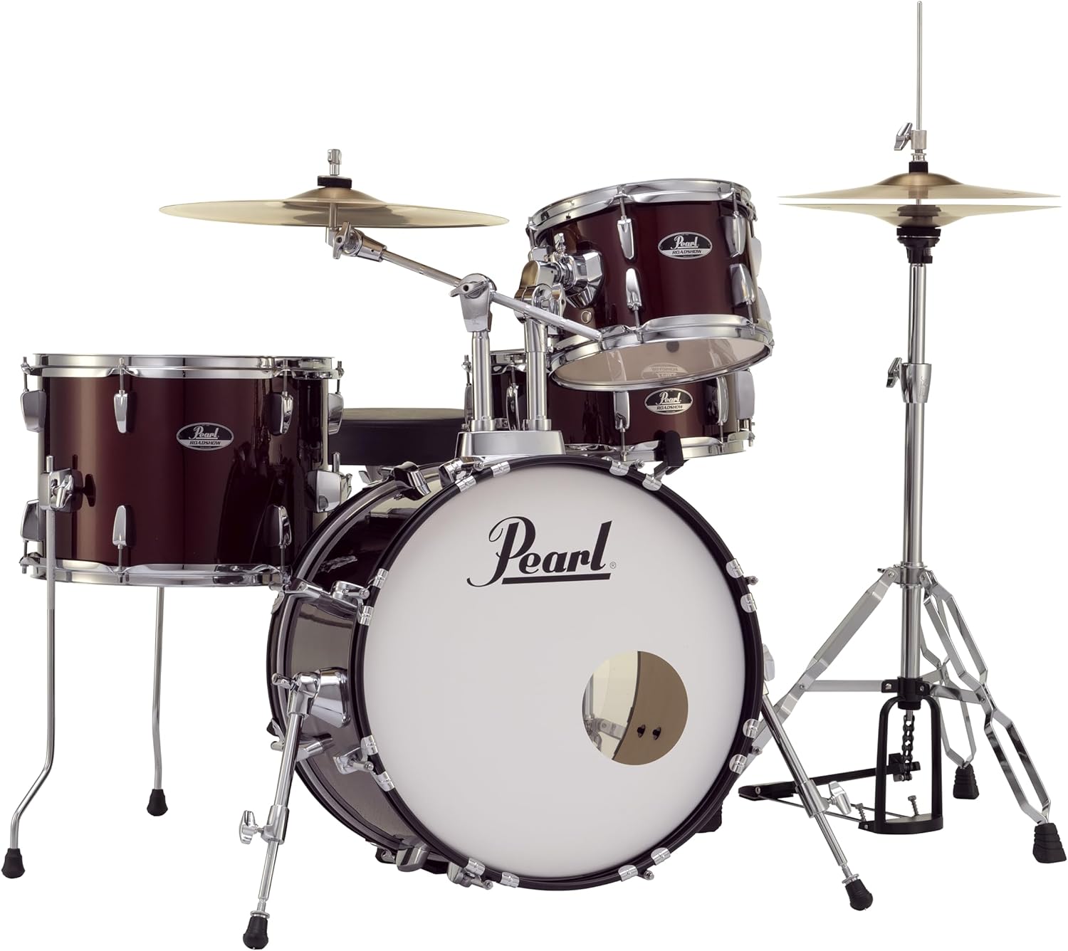 Pearl RS584CC91 Roadshow 4-Piece Drum Set in Wine Red Review