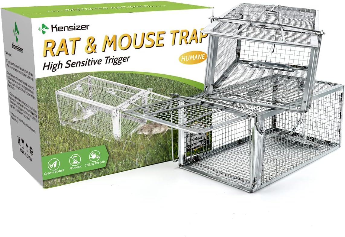 Kensizer Humane Live Animal Trap for Mice, Rats, and Chipmunks