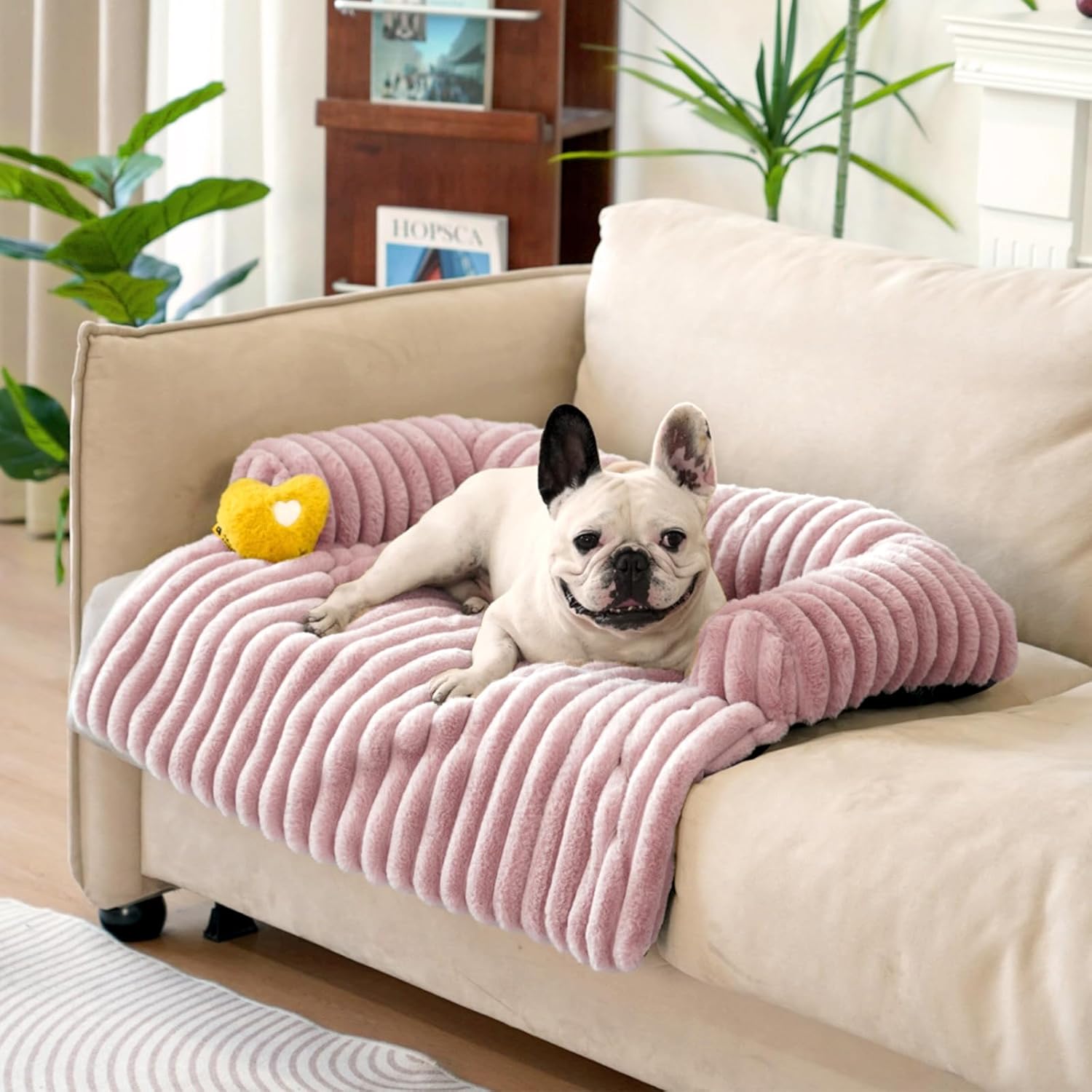 Pet Couch Cover for Sofa - Cozy Plush Dog Bed Mat Protector