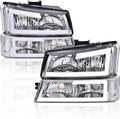 PIT66 LED Headlight Assembly Compatible with 03-06 Chevy Silverado
