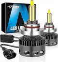 NOVSIGHT 9012 HIR2 LED Bulbs 600% Brighter 22000LM Pack of 2