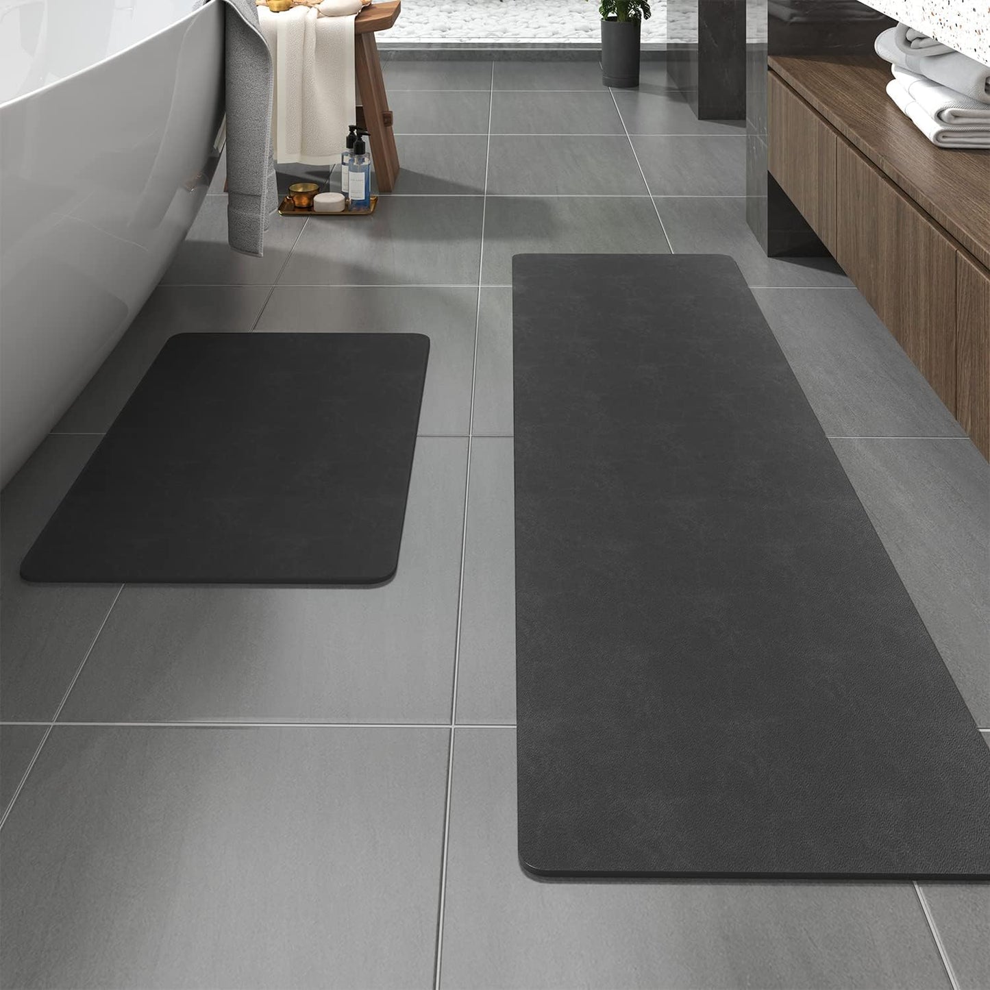 MontVoo Non Slip Quick Dry Bath Mat for Bathroom and More
