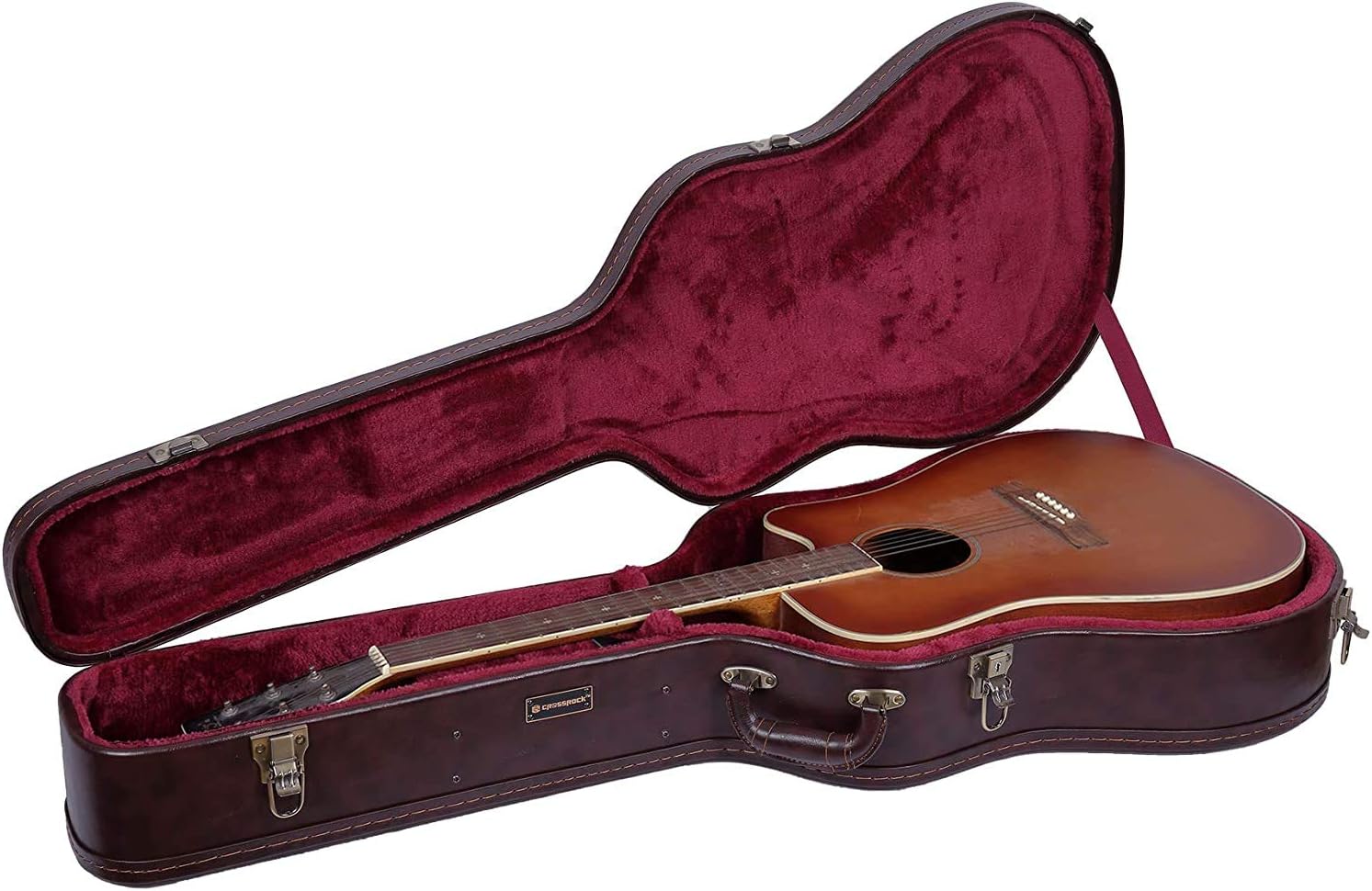 Crossrock Dreadnought Guitar Case for Martin D28 and Taylor