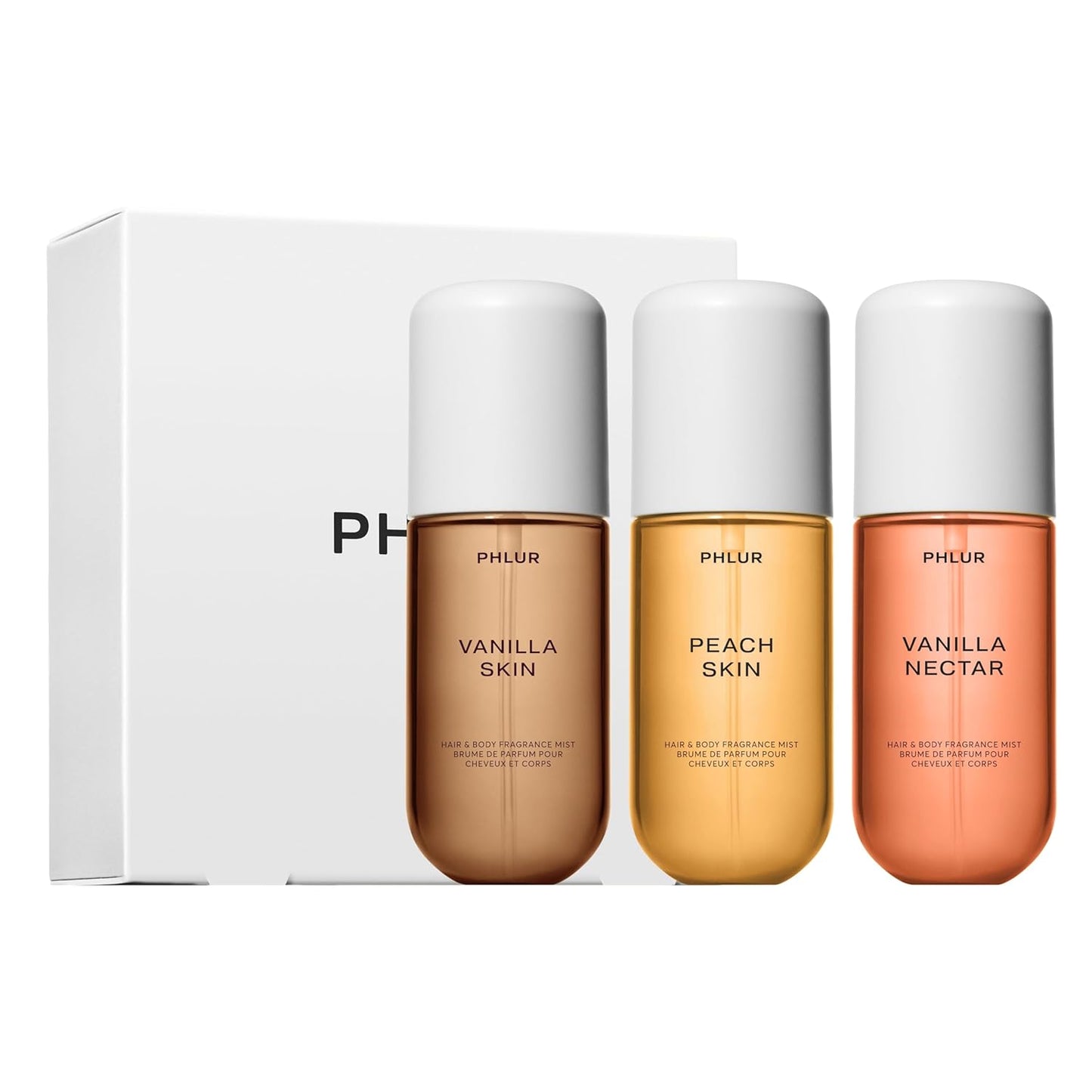 PHLUR Vanilla Peach Trio - Exclusive 3pc Travel Size Set