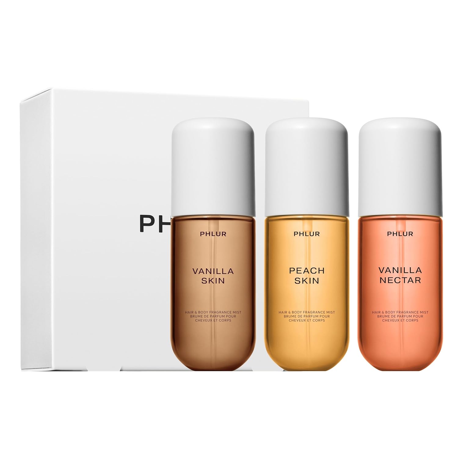 PHLUR Vanilla Peach Trio - Exclusive 3pc Travel Size Set