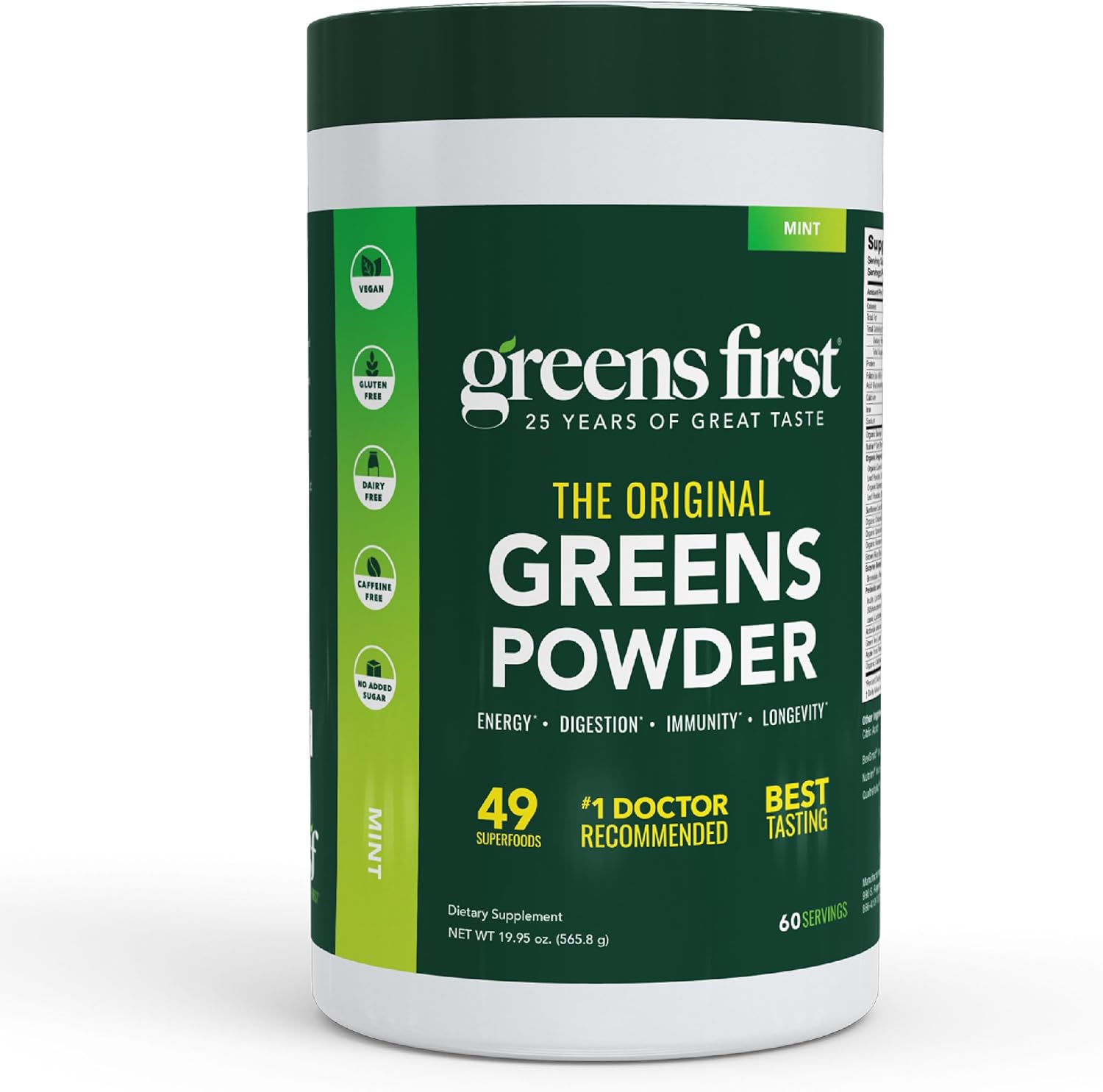 Greens First Original Greens Powder - 49 Superfoods for Health