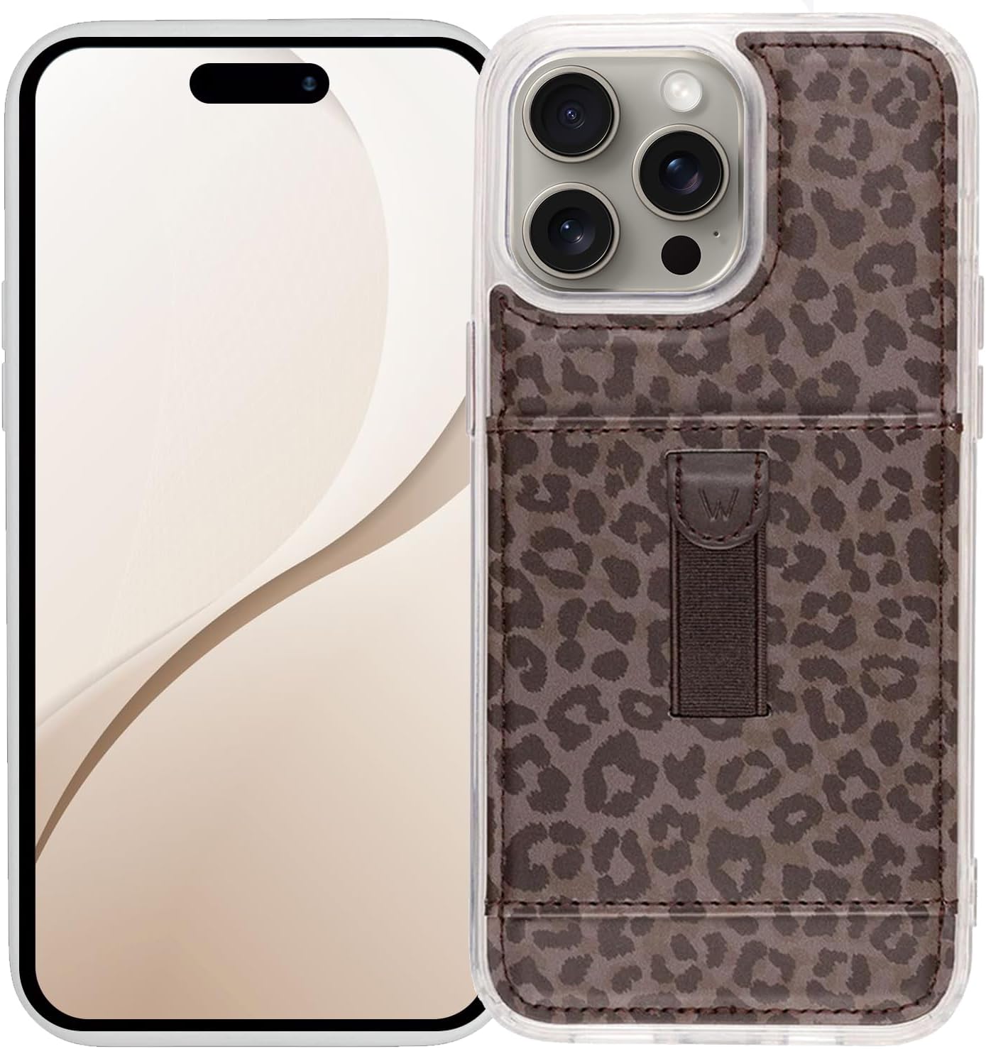 Walli iPhone 15 Pro Case - Aesthetic Sport Wallet Cover