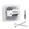 WELLOCKS Deck Screws 304 Stainless Steel for Outdoor Projects