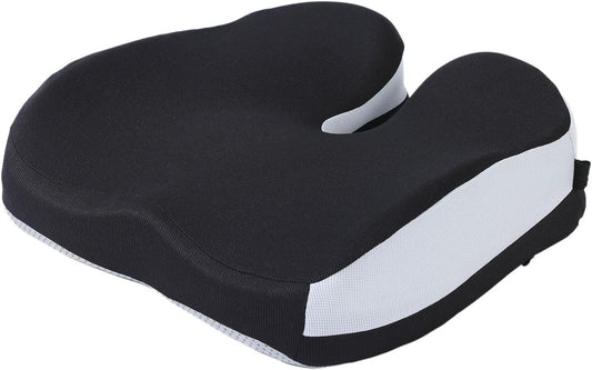 Memory Foam Seat Cushion: Relieve Back & Tailbone Pain