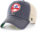 47 MLB Trawler Primary Logo Cooperstown Mesh Trucker Clean Up Hat