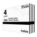 Double Color Plastic Sheets by Trotec TroLase for Engraving Use
