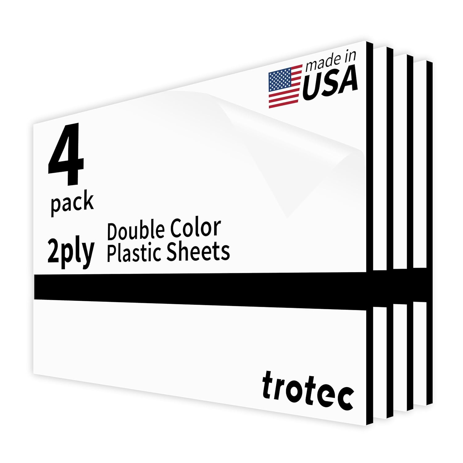 Trotec TroLase Laser Engraving Double Color Plastic Sheets
