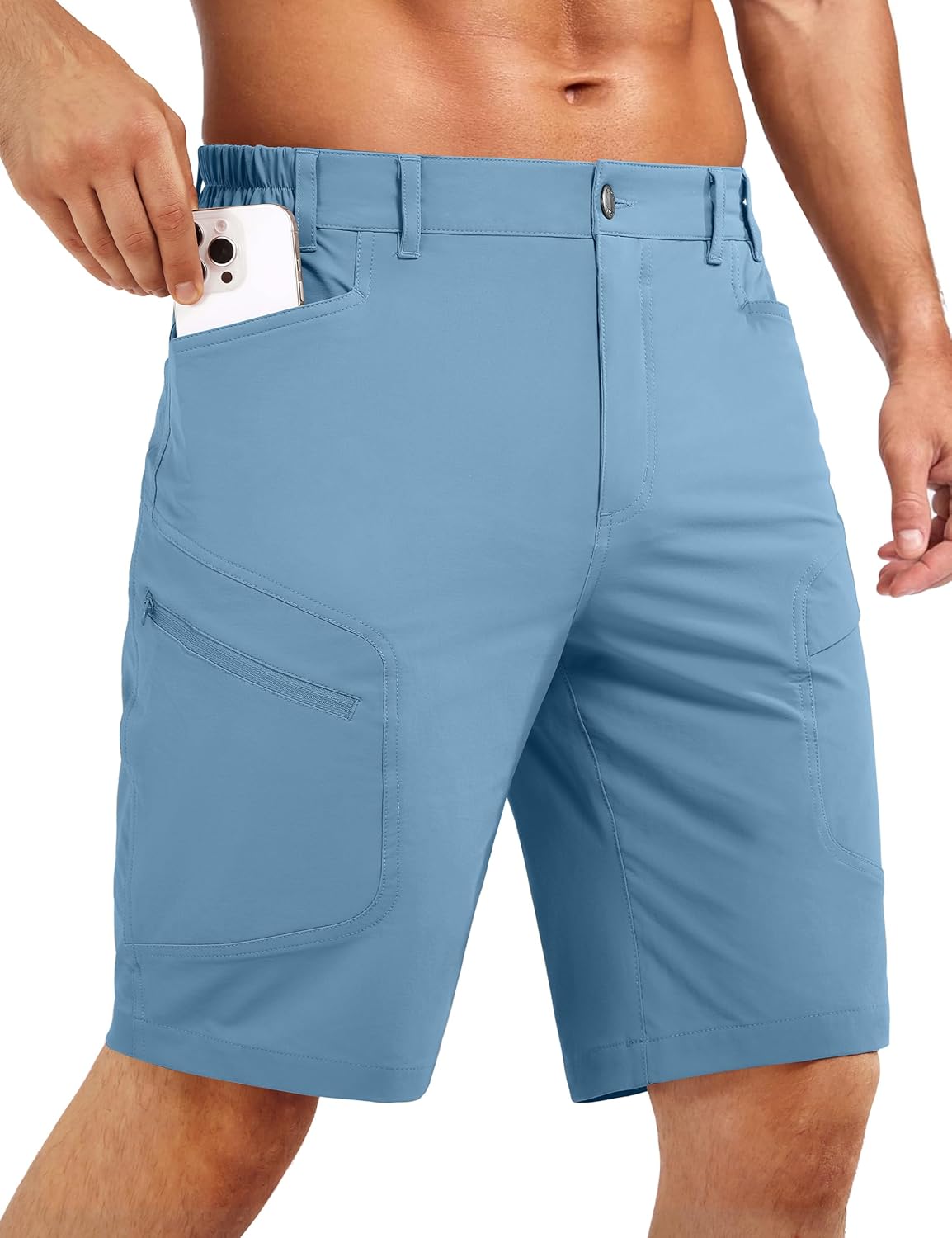 Stlight Men's Hiking Cargo Shorts Quick Dry Lightweight Tactical