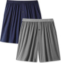 BAMBOO COOL Men's Pajama Bottoms Soft Breathable Lounge Shorts - 2
