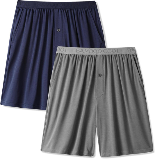 Bamboo Cool Men's Pajama Bottoms Soft Comfy Lightweight Sleepwear
