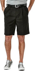 Haggar Cool 18 Pleat Front Expandable Waist Short (Style JQ7Y)