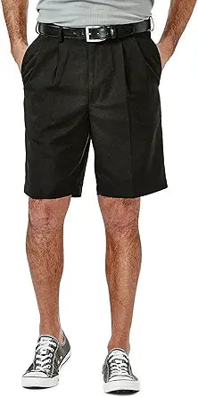 Haggar Men's Cool 18 Pleat Front Expandable Waist Short Review