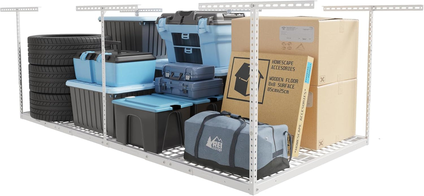 FLEXIMOUNTS 4x8 Overhead Garage Storage Rack Review