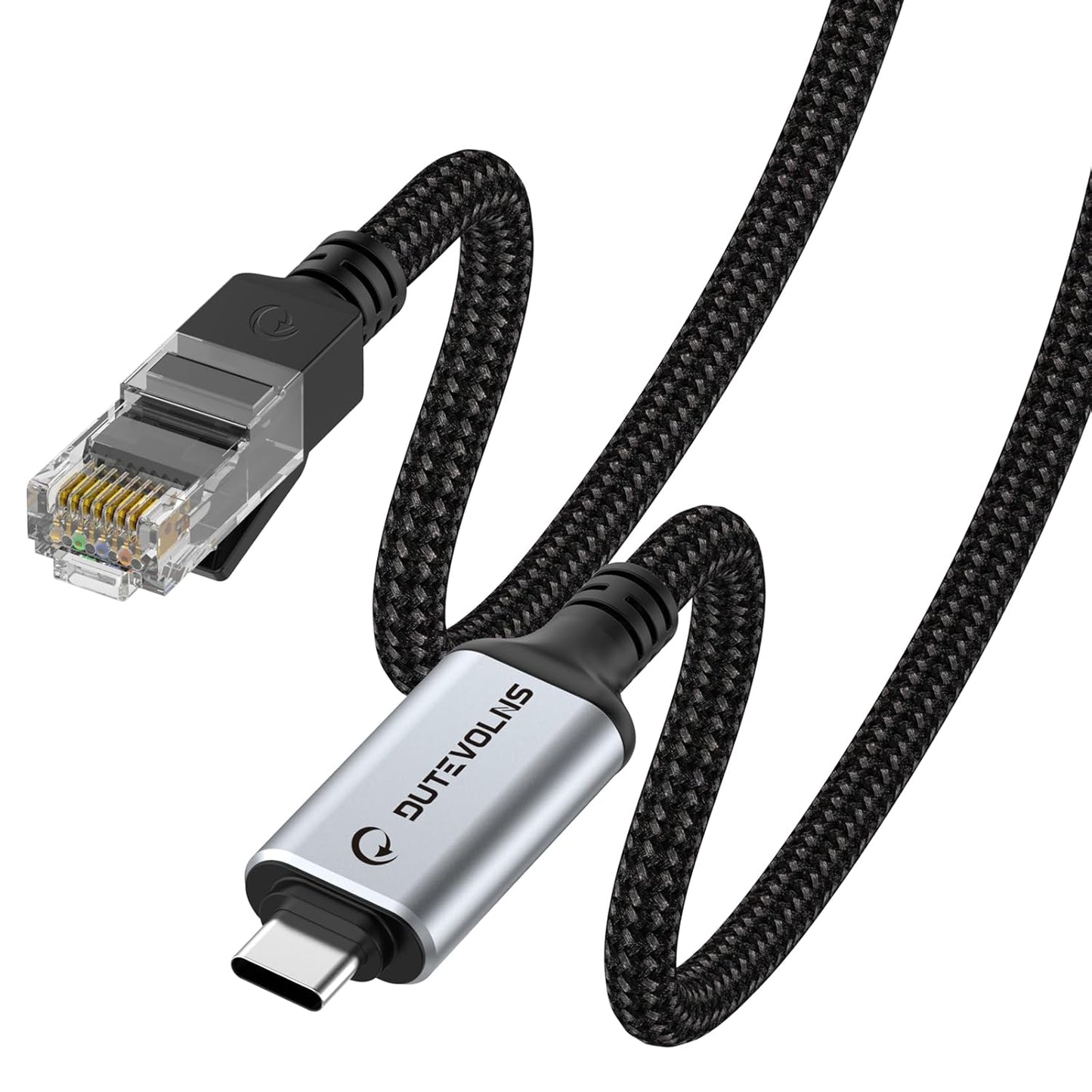 10FT USB C to Ethernet Cable, Reliable Gigabit Connection
