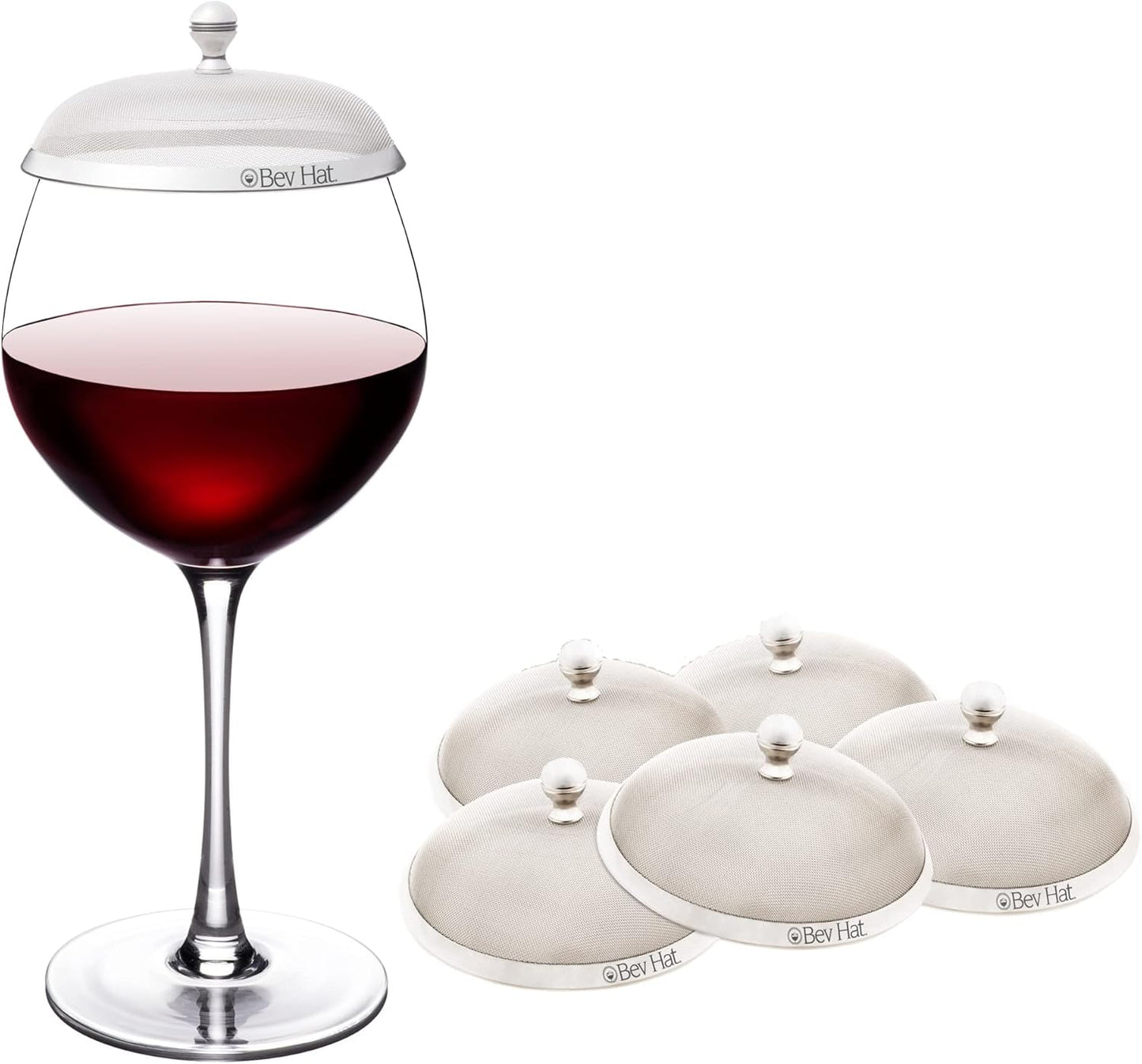 BevHat Stainless Steel Drink Covers for Outdoor Protection