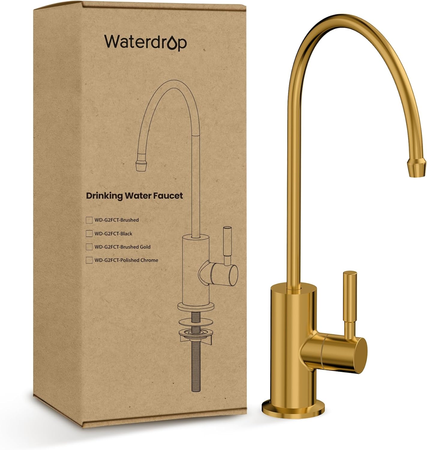 Waterdrop Reverse Osmosis Faucet: Lead-Free Stainless Steel Design
