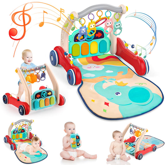 Pakoo Baby Play Mat: Interactive 2-in-1 Toy Wonderland