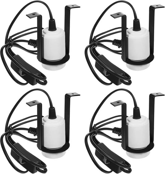 VIHOSE Reptile Ceramic Heat Lamp Holder for Terrariums and Pets