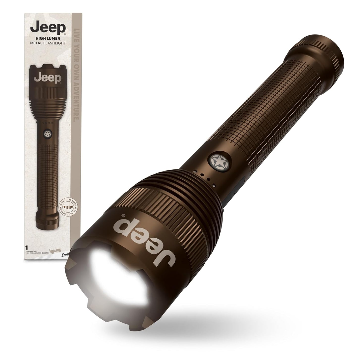 Energizer Jeep High Lumen Metal Rechargeable LED Flashlight Review