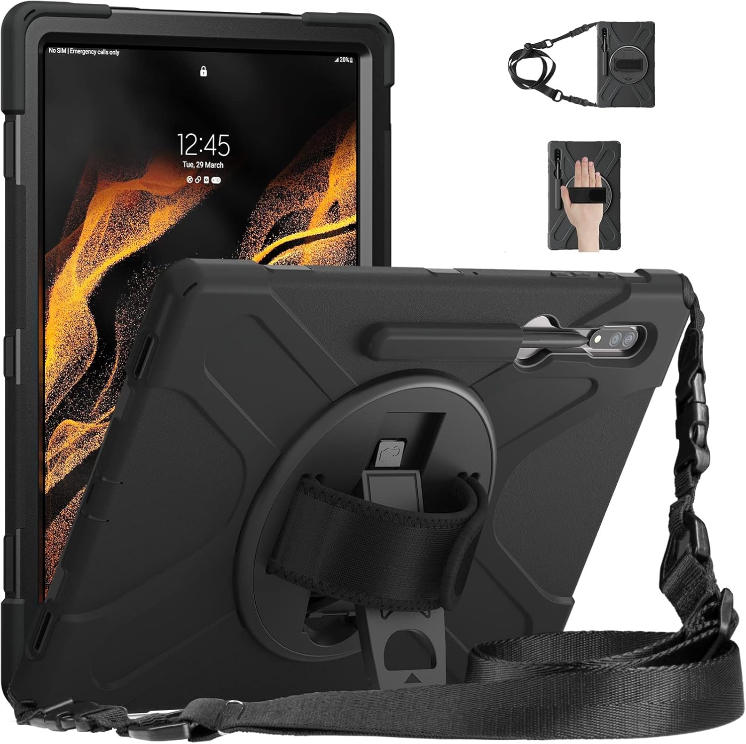 Shockproof Case for Galaxy Tab S8 Ultra 14.6 Inch 2022 Model