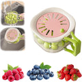 2-In-1 Fruit Washing Bowl: Drains and Preserves - Pink