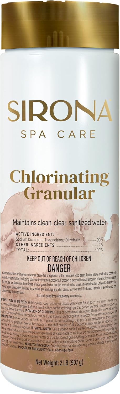 Sirona 82132 Chlorinating Granules for Spas and Hot Tubs