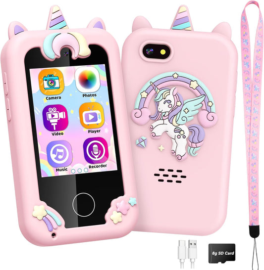 Delighkidz Unicorn Phone: Fun Learning Music Player for Girls 3-10