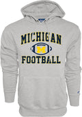Michigan Wolverines Men's Hoodie Gray Football Sweatshirt