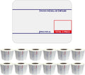 CAS LST-8010 Printing Scale Label 58 x 40 mm - Durable UPC Rolls