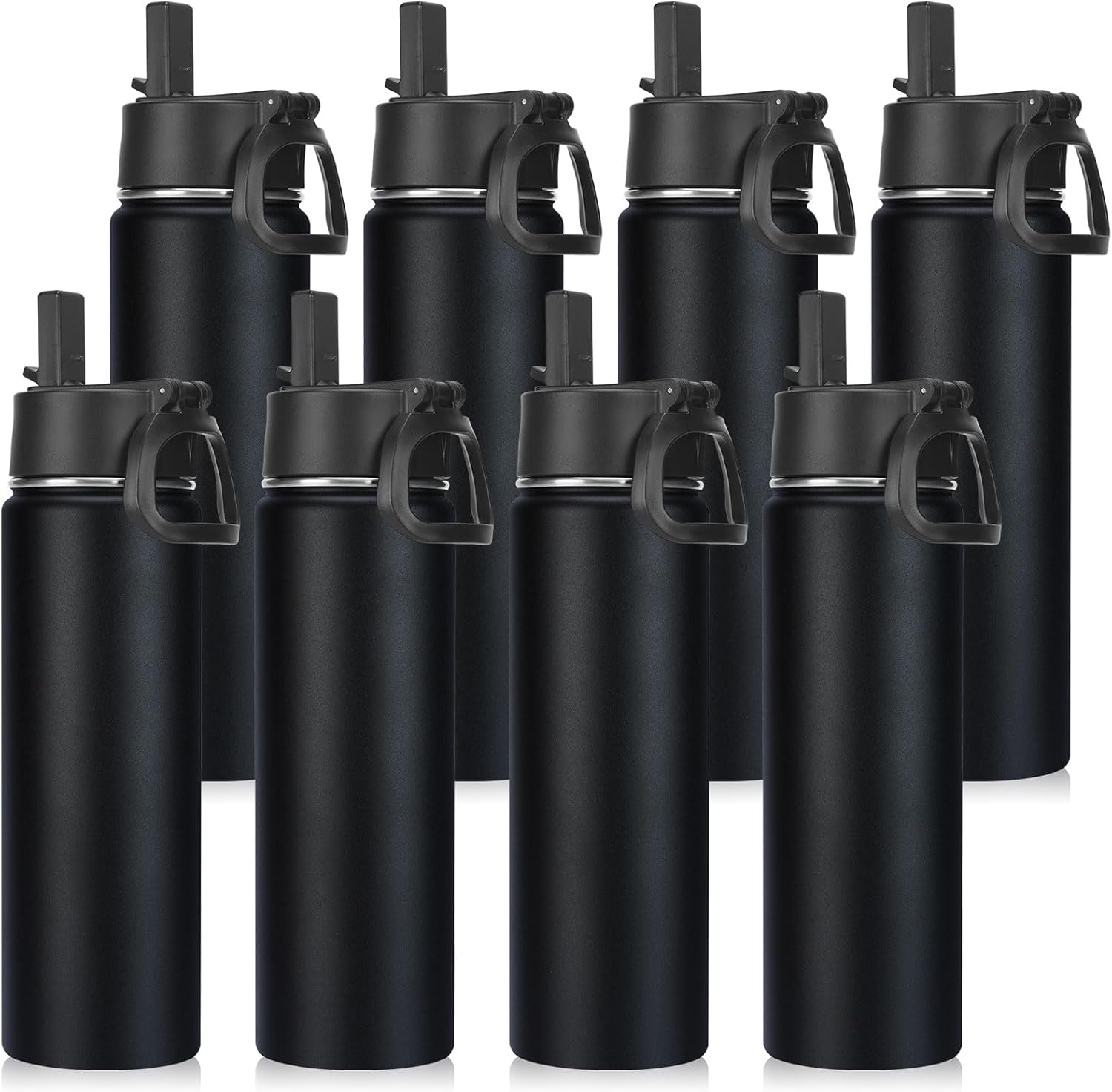 Neihepal Insulated Water Bottles Bulk - 22 oz Stainless Steel
