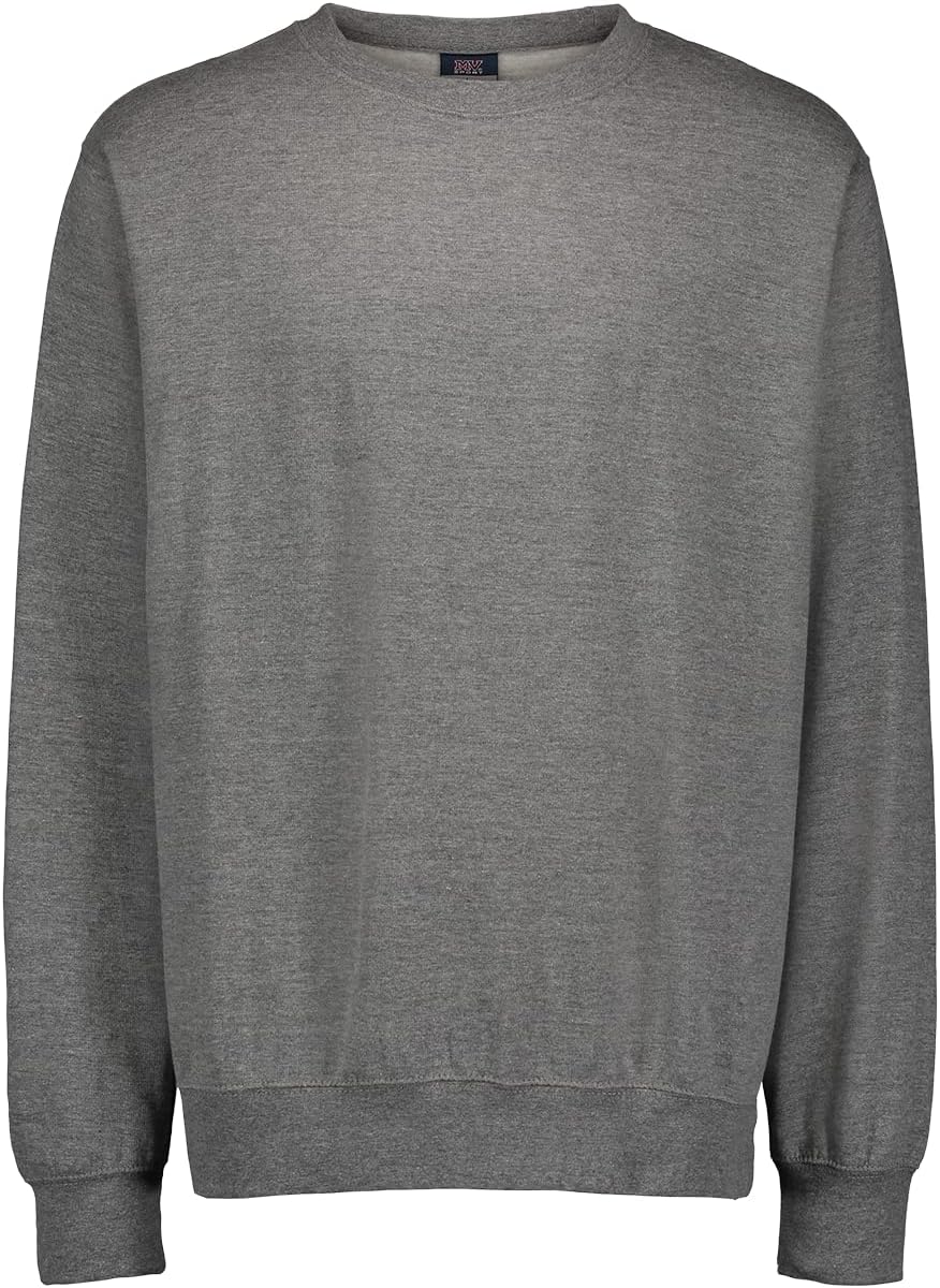 MV Sport Men's Cozy Fleece Crew | Warm & Stylish Pullover