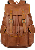 Vegan Leather 15.6 in Laptop Backpack CN-01 - Roomy, Stylish Commute