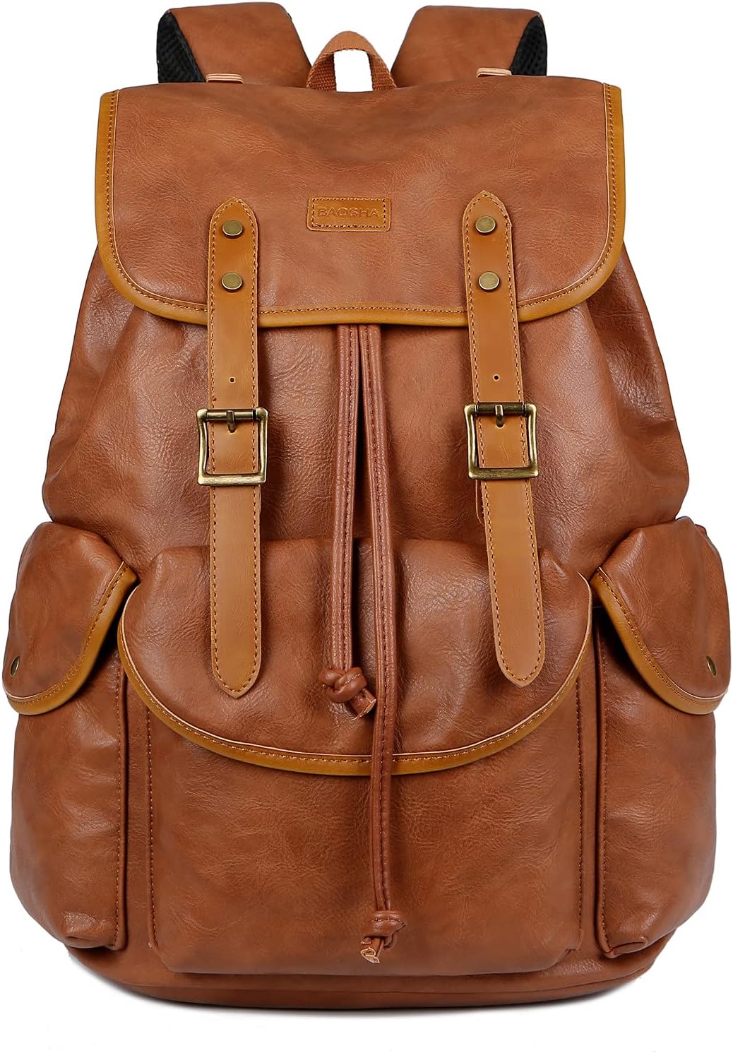 Vegan Leather Laptop Backpack for Travel and Hiking Needs