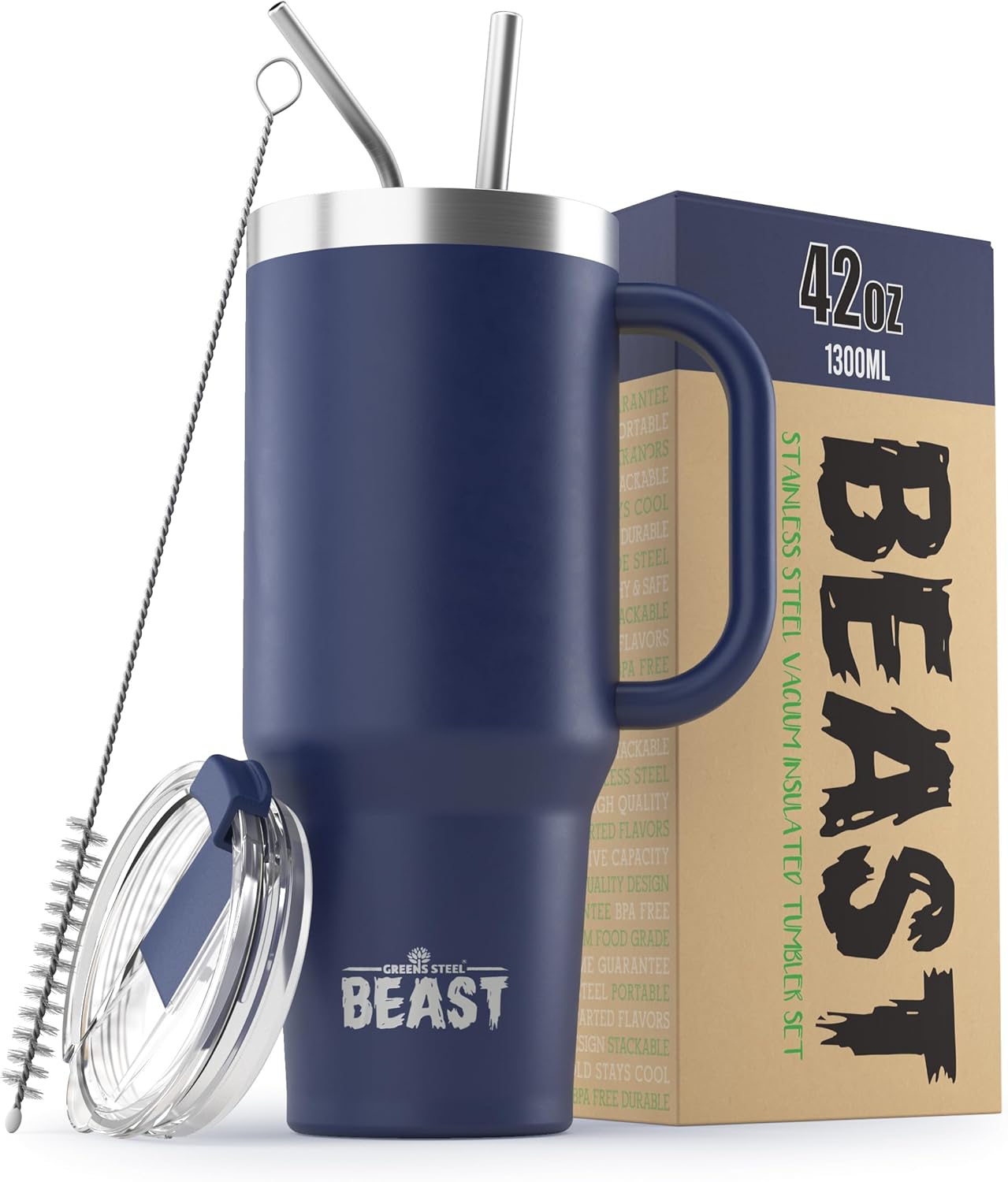 Beast 42 oz Tumbler Stainless Steel Vacuum Insulated Travel Flask