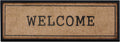 Coir and Rubber Large Door Mat 18in x 48in - Thick Durable Wipe Area