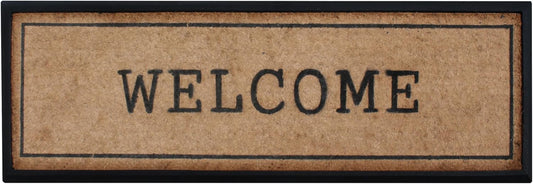 Natural Coir and Rubber Large Door Mat for Indoor Outdoor Use