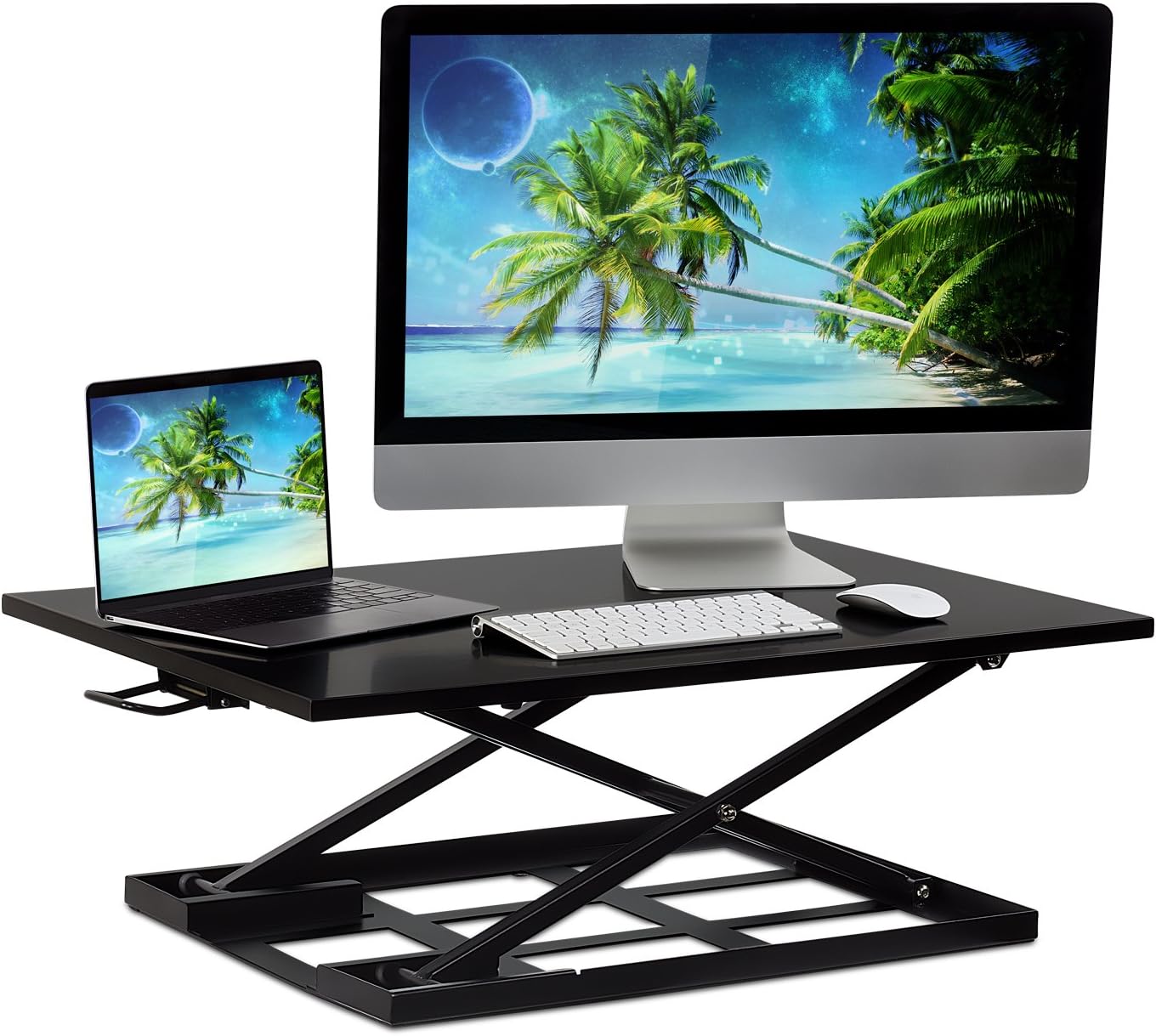 Height Adjustable Sit Stand Desk - Instantly Boost Productivity!