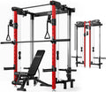 Mikolo Folding Squat Rack Wall Mounted Power Rack - Space Saving