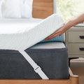 PERLECARE Queen Mattress Topper 2 in Cooling Memory Foam - Pressure