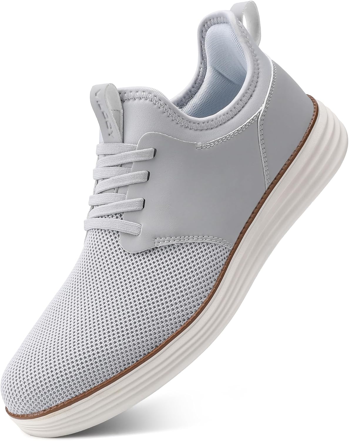 VILOCY Mens Slip On Casual Dress Shoes for Everyday Comfort