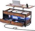 VEVOR Lift Top Coffee Table: Extra Storage & Power