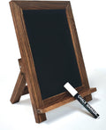 Framed Tabletop Chalkboard Sign 9.5 in x 14 in - Rustic Wood Display