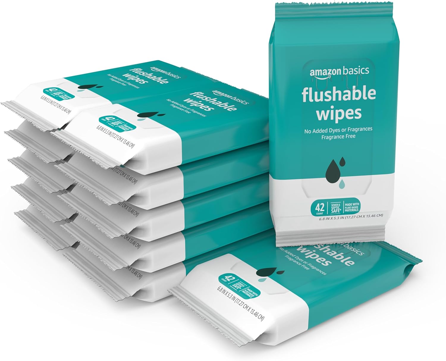 Flushable Adult Toilet Wipes - 504 Count