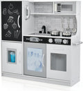 HONEY JOY Kids Kitchen Playset Wooden Pretend Toy Kitchen - Realistic